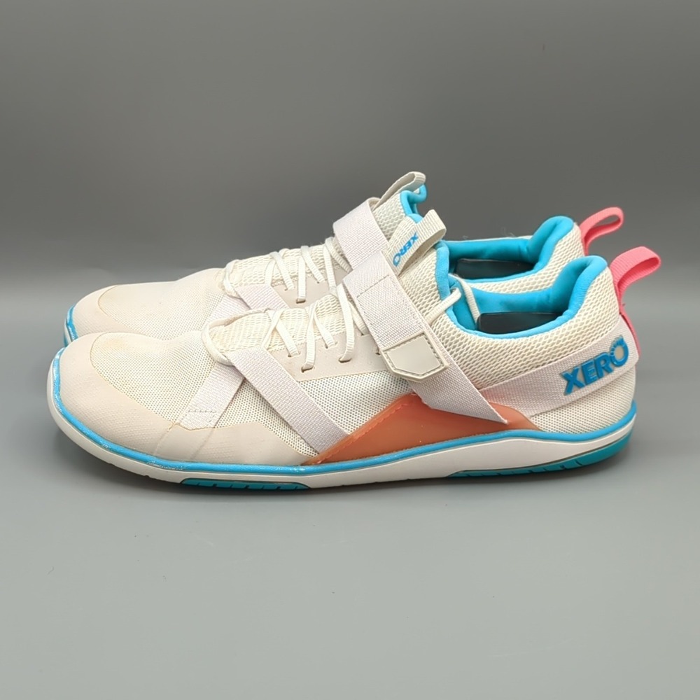 Xero Forza Trainer White Athletic Barefoot Minimalist Sneakers Womens Size 9.5